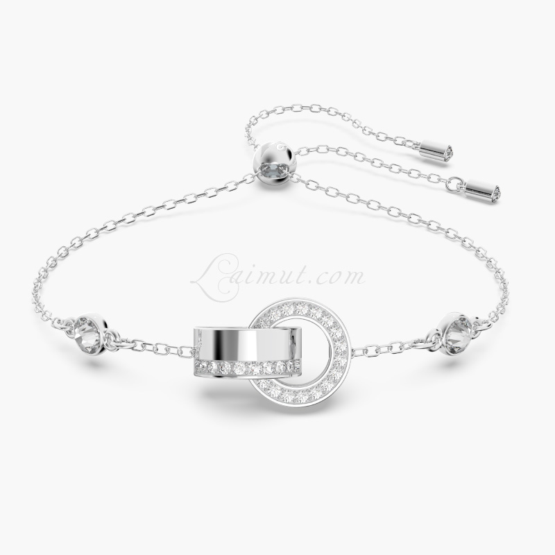 Lắc Tay Swarovski Interlocking Loop Hollow Bracelet 5636499