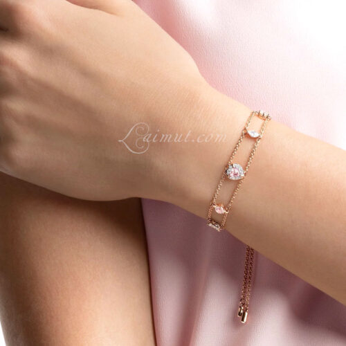 Lắc Tay Swarovski Trái Tim One Mixed Cuts Heart Bracelet 5646747