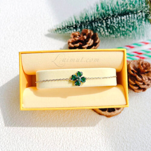 Lắc Tay Swarovski Cỏ 4 Lá Clover Idyllia Bracelet 5666585
