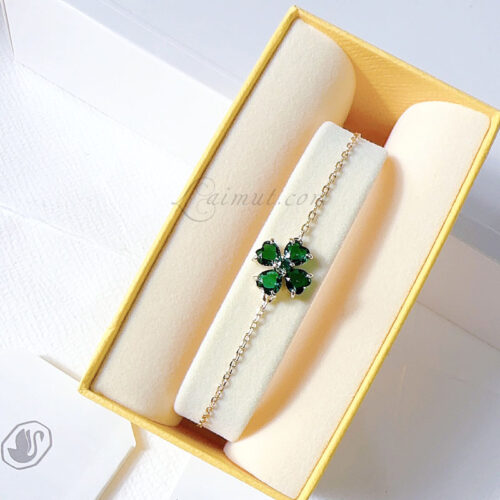 Lắc Tay Swarovski Cỏ 4 Lá Clover Idyllia Bracelet 5666585
