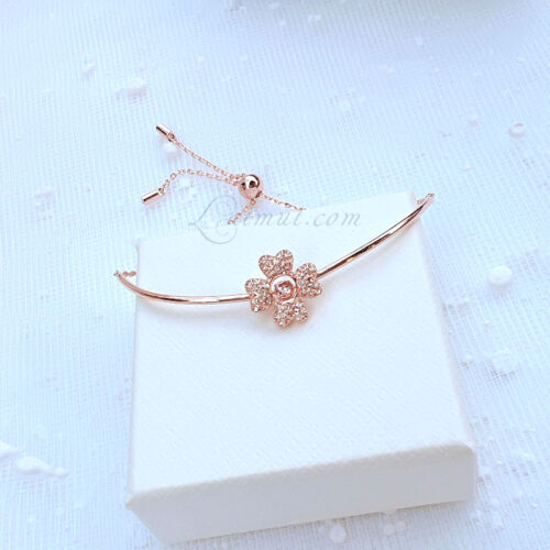 Lắc Tay Swarovski Cỏ 4 Lá Chính Hãng Clover Idyllia Bracelet 5674487