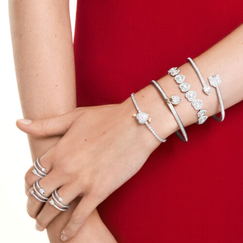 Lắc tay Swarovski 5742022 Idyllia Bracelet | Phối cùng phụ kiện khác