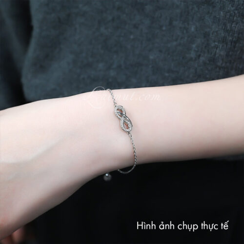 Lắc Tay Swarovski Tình Yêu Infinity Hyperbola Bracelet 5689654
