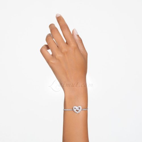 Lắc Tay Swarovski Trái Tim Chính Hãng Heart Matrix Bracelet - Hình ảnh 4