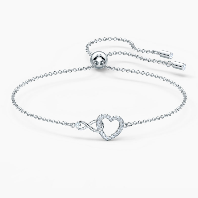 Lắc Tay Tình Yêu Swarovski Infinity And Heart Bracelet 5524421