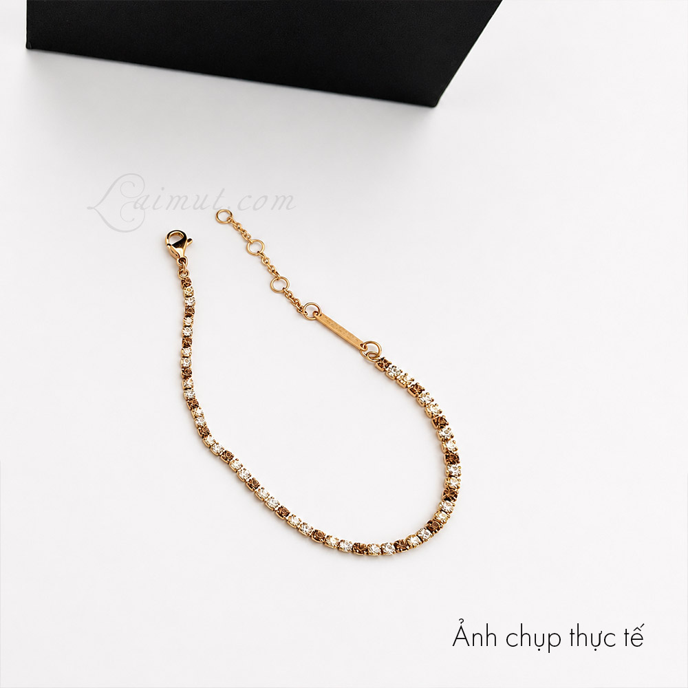 Lắc tay Daniel Wellington DW00401115 | Classic Tennis Bracelet Honey Combo | Laimut | Ảnh chụp thực tế