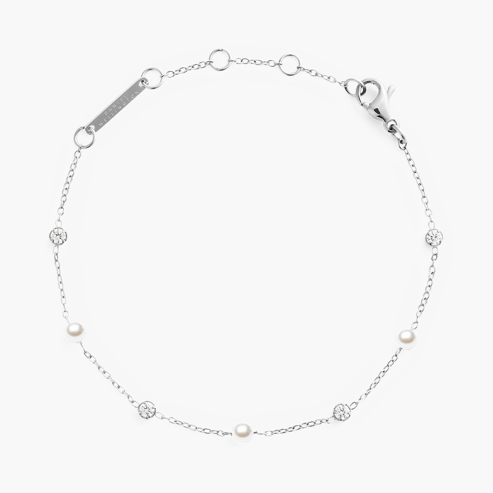 Lắc tay Daniel Wellington DW00401951 | Pearl Bracelet Silver | Laimut