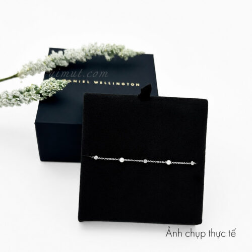 Lắc tay Daniel Wellington DW00401951 | Pearl Bracelet Silver | Laimut | Ảnh chụp thực tế