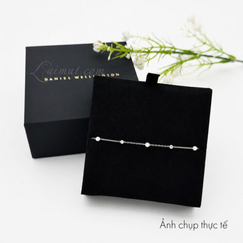 Lắc tay Daniel Wellington DW00401952 | Pearl Bracelet Gold | Laimut | Ảnh chụp thực tế