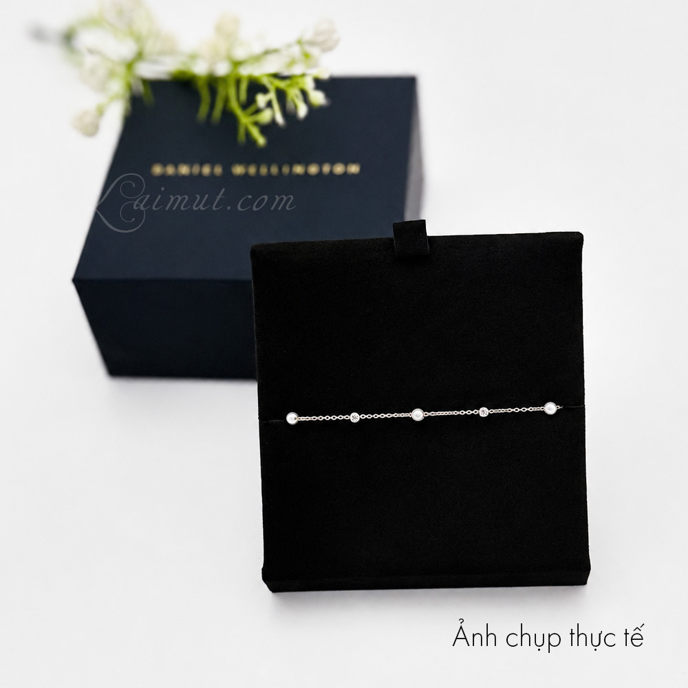 Lắc tay Daniel Wellington DW00401953 | Pearl Bracelet Rose Gold | Laimut | Ảnh chụp thực tế