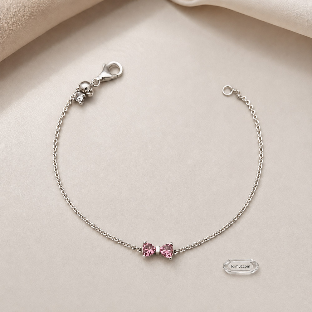 Lắc tay Pandora 594234C01 chính hãng | Bow Chain Bracelet | Laimut | Ảnh chụp thực tế