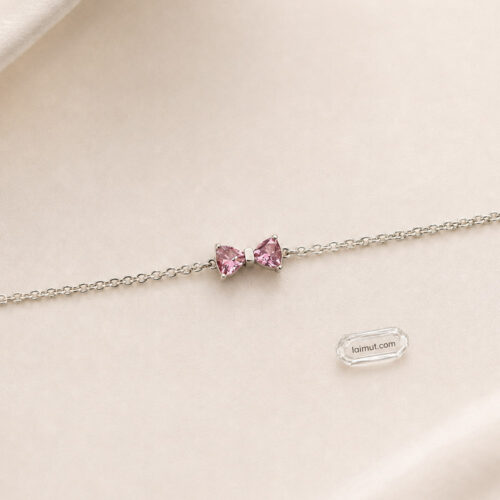 Lắc tay Pandora 594234C01 chính hãng | Bow Chain Bracelet | Laimut | Ảnh chụp thực tế