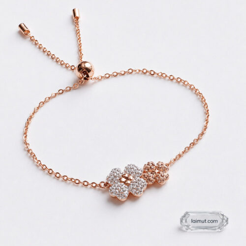 Lắc tay Swarovski 5636591 chính hãng | Latisha bracelet cỏ 4 lá | Laimut | Ảnh chụp thực tế