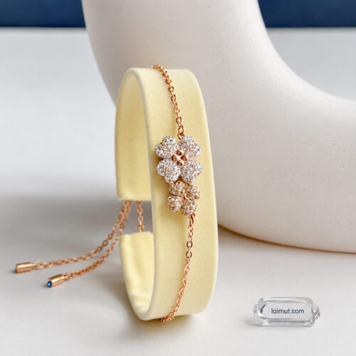Lắc tay Swarovski 5636591 chính hãng | Latisha bracelet cỏ 4 lá | Laimut | Ảnh chụp thực tế