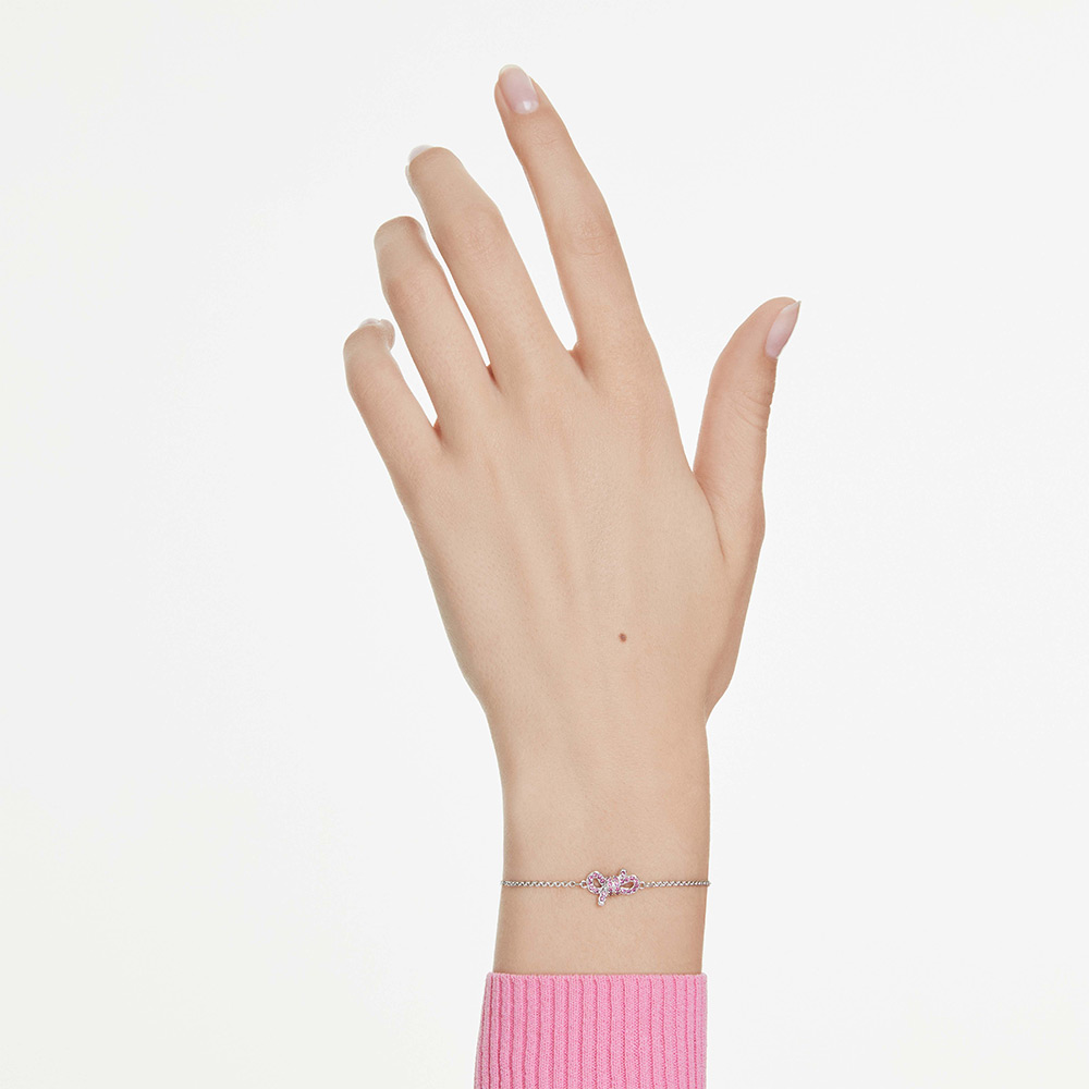 Lắc tay Swarovski 5723553 chính hãng | Lifelong Bow Bracelet | Laimut | Ảnh đeo tay