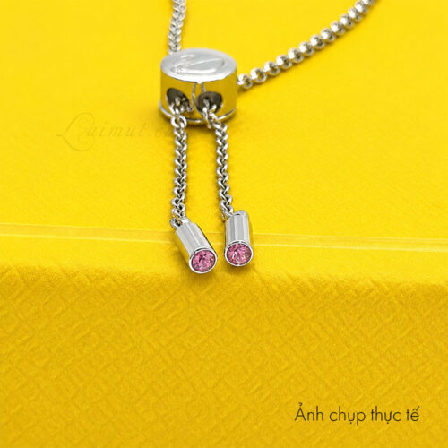 Lắc tay Swarovski 5723553 chính hãng | Lifelong Bow Bracelet | Laimut | Ảnh chụp thực tế khóa