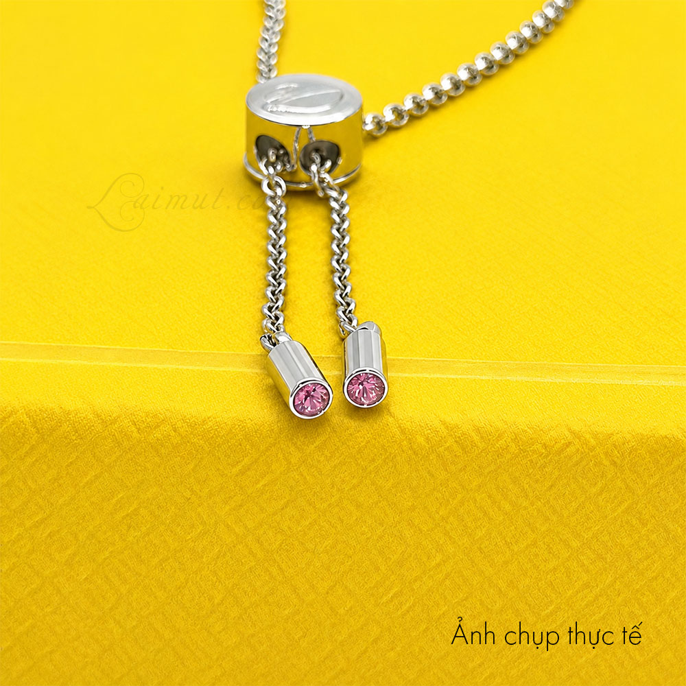 Lắc tay Swarovski 5723553 chính hãng | Lifelong Bow Bracelet | Laimut | Ảnh chụp thực tế khóa