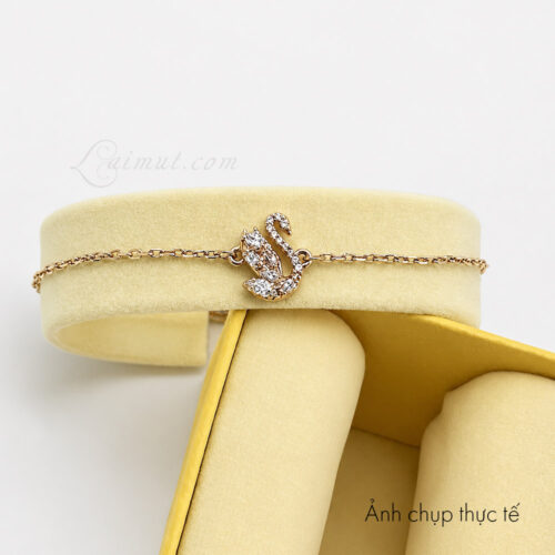 Lắc tay Swarovski 5738202 chính hãng | Swan Bracelet | Ảnh thật chụp cận