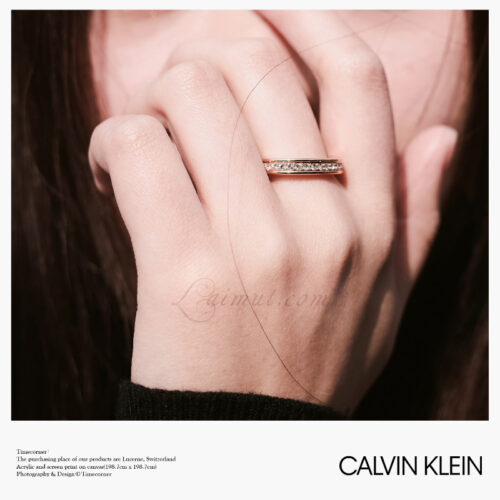 Nhẫn Calvin Klein Chính Hãng Hook and Swarovski Ring