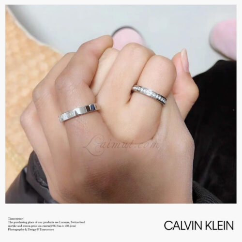 Nhẫn Calvin Klein Chính Hãng Hook and Swarovski Ring