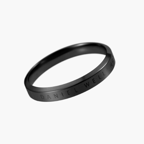 Nhẫn Daniel Wellington Chính Hãng Classic Ring Black, Màu Đen