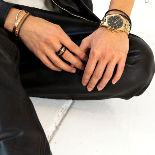Nhẫn Daniel Wellington Chính Hãng Classic Ring Black, Màu Đen