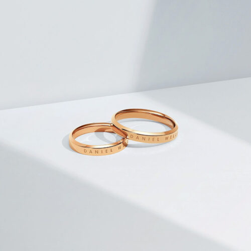 Nhẫn Daniel Wellington Chính Hãng Classic Ring Rose Gold, Màu Vàng Hồng