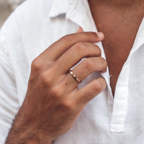 Nhẫn Daniel Wellington Chính Hãng Classic Ring Rose Gold, Màu Vàng Hồng