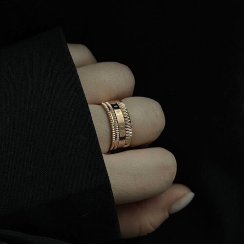 Nhẫn Daniel Wellington Chính Hãng Elevation Ring, Rose Gold