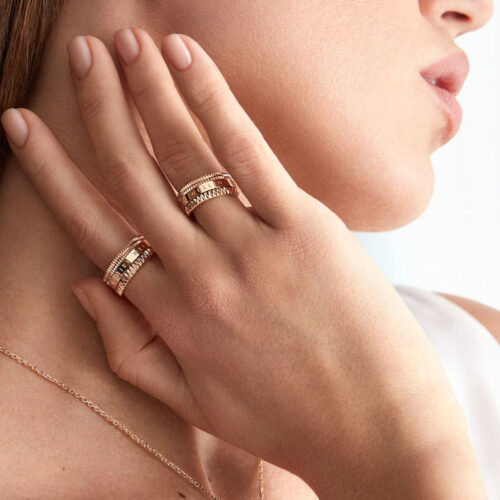 Nhẫn Daniel Wellington Chính Hãng Elevation Ring, Rose Gold