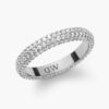 Nhẫn Daniel Wellington Chính Hãng Pavé Crystal Ring, mạ Rhodium
