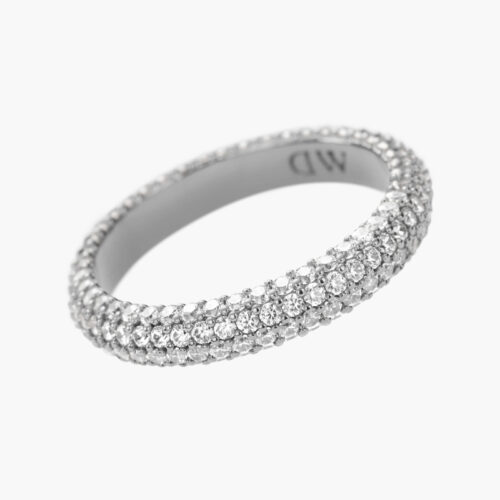 Nhẫn Daniel Wellington Chính Hãng Pavé Crystal Ring, mạ Rhodium