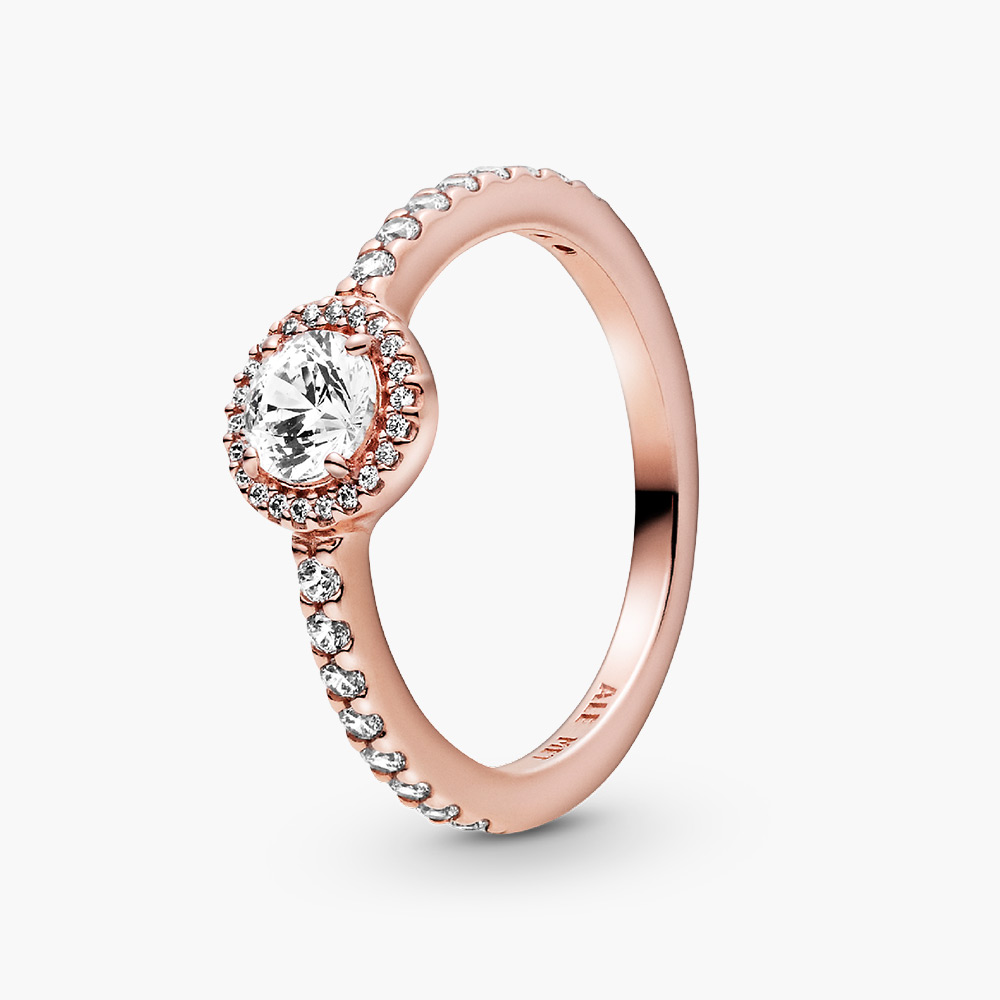 Nhẫn Pandora 188861C01 chính hãng | Classic Sparkle Halo Ring | Laimut