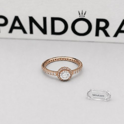 Nhẫn Pandora 188861C01 Classic Sparkle Halo Ring | Laimut | Ảnh chụp thực tế