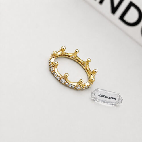 Nhẫn Pandora 167119CZ Clear Sparkling Crown Ring | Laimut | Ảnh chụp thực tế