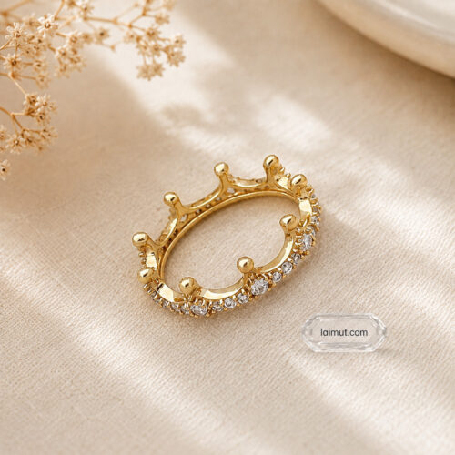 Nhẫn Pandora 167119CZ Clear Sparkling Crown Ring | Laimut | Ảnh chụp thực tế