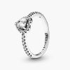Nhẫn Pandora 198421C01 Elevated Heart Ring | Laimut