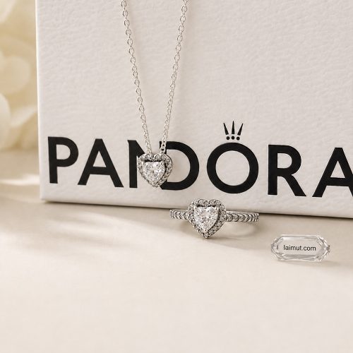 Nhẫn Pandora 198421C01 Elevated Heart Ring | Laimut | Ảnh chụp thực tế
