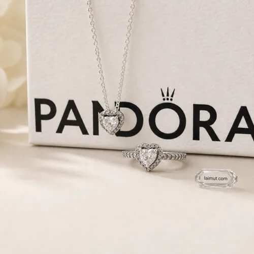 Nhẫn Pandora 198421C01 Elevated Heart Ring | Laimut | Ảnh chụp thực tế