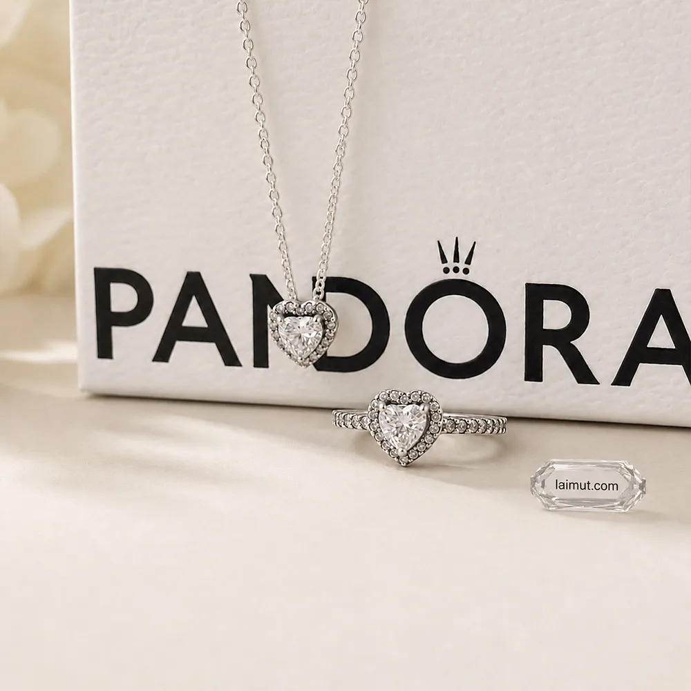 Nhẫn Pandora 198421C01 Elevated Heart Ring | Laimut | Ảnh chụp thực tế