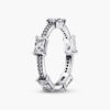 Nhẫn Pandora 192397C01 chính hãng | Rectangular Bars Sparkling Pavé Ring | Laimut