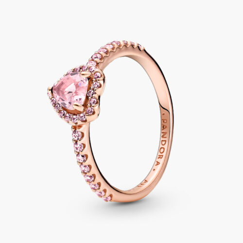 Nhẫn Pandora 188421C04 chính hãng | Sparkling Elevated Heart Ring | Laimut