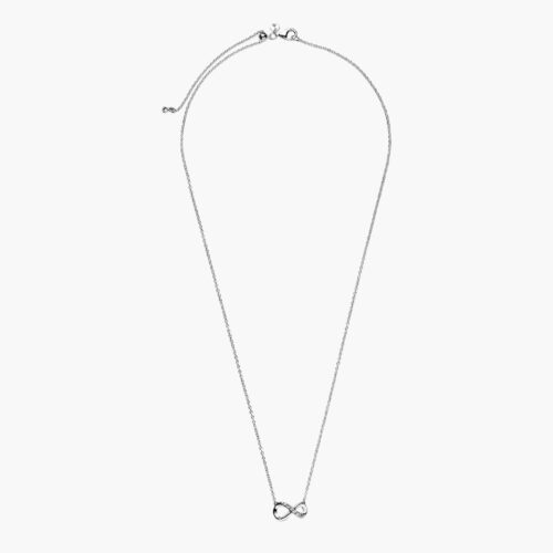 Dây chuyền Pandora 398821C01 chính hãng | Sparkling Infinity Collier Necklace | Laimut | Ảnh 3D