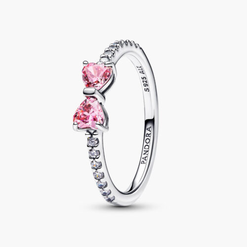 Nhẫn Pandora 193510C01 chính hãng | Sparkling Pink Bow Ring | Laimut