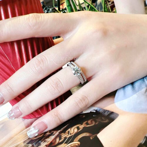 Nhẫn Swarovski Chính Hãng Attract Round Ring 5032920