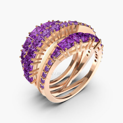 Nhẫn Swarovski Chính Hãng Twist Wide Ring