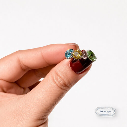 Nhẫn Swarovski Gema 5708939 5708942 5692407 chính hãng | Gema ring | Laimut | Ảnh chụp thực tế