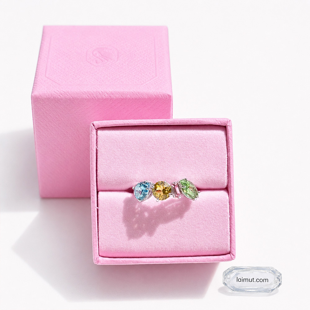 Nhẫn Swarovski Gema 5708939 5708942 5692407 chính hãng | Gema ring | Laimut | Ảnh chụp thực tế