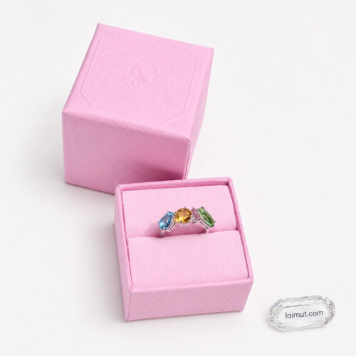 Nhẫn Swarovski Gema 5708939 5708942 5692407 chính hãng | Gema ring | Laimut | Ảnh chụp thực tế