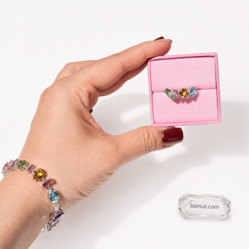 Nhẫn Swarovski Gema 5708939 5708942 5692407 chính hãng | Gema ring | Laimut | Ảnh chụp thực tế